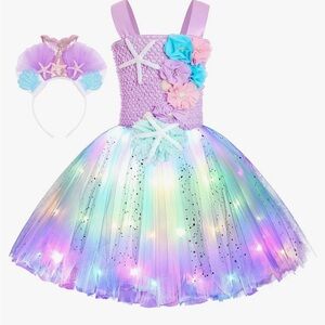 Light up Mermaid Knit Costume